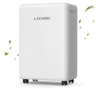 Dehumidifier, 12L/Day Dehumidifiers for Home with timer, filter screen and child safety lock, Intelligent/Drying/Continuous Mode, Energy saving, silent, targeting fungi and humidity