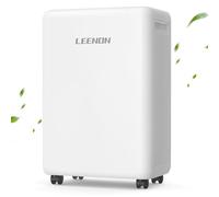 Dehumidifier, 12L/Day Dehumidifiers for Home with timer, filter screen and child safety lock, Intelligent/Drying/Continuous Mode, Energy saving, silent, targeting fungi and humidity