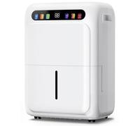 Dehumidifier 20L/Day, Dehumidifiers for Home 2026 Upgrade with 6L Water Tank, Automatic Humidity Sensor, Dehumidifier for Drying Clothes with 24h Timer, Digital Humidity Display, Drain Hose