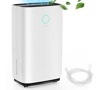 Dehumidifier 25L/D for home, 4L water tank, 2 wind speeds, with 3 color lights, childlock, has dehumidification/drying/water full reminder/sleep mode/defrost/air purification functions.
