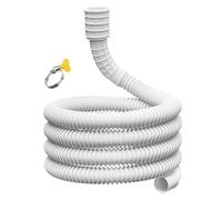 Dehumidifier Drain Hose - Flexible, Leak-proof PVC Reinforced Construction - Secure Fit, Continuous Water Flow | Reliable Replacement Solution for Drainage Building a Moisture