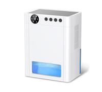 Dehumidifier for Home, 700ml Dehumidifiers with 4.2L Large Water Tank, Silent Dehumidification for Bedroom Bathroom Closet, 72 Hours Timer, 7 Color Lights, LED Display, Auto Defrost, Auto Shutoff
