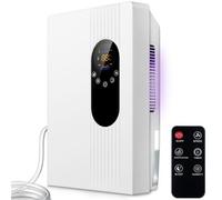 Dehumidifier for Home, Quiet Electric Dehumidifier with 2.2L Tank, Auto Defrost& Shutoff/Humidity Target/ 24-hours Timer/Purification/Sleep Mode/Adjustable Intensity, Ideal for Bedroom, RV, Closet