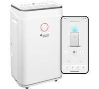 Dehumidifier - MYCOND Roomer 25L/Day Compressor Smart Dehumidifier, Quiet Operation ≤45dB, Wi-Fi and app Control, 6.5L Tank, Continuous Drainage, Ideal for Home, Bedroom & Basement