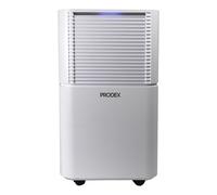 Prodex 12L/Day Dehumidifier, Extracts Moisture in your Home/Office/Garage, Low Energy Dehumidifier Removes Damp & Condensation for Laundry Drying & Mould Prevention, 24 Hour Timer