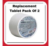 (DEHUMIDIFIER REPLACEMENT TABLET PACK OF 2) DEHUMIDIFIER TABLET HUMIDITY MOISTURE ABSORBER