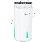 Dehumidifier, Upgraded Dehumidifiers for Home 2l (800 Sq.ft), Ultra Quiet Dehumidifier with Double Semiconductor, 7 Colors Light for Basements Bedroom Closet Bathroom (White)