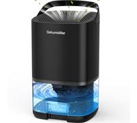 Dehumidifiers for Home, 1000ml Electric Small Dehumidifier for Bedroom(320 sq. ft), Quiet with Auto Shut Off 7 Colorful LED Portable Mini Dehumidifier for Wardrobe Bathroom Closet RV