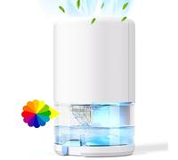 Dehumidifiers for Home, 1000ml Mini Electric Dehumidifier for Bedroom, Auto Off&7 Color Led Lights Portable Dehumidifier, Ultra Quiet for Drying Clothes