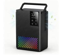 Dehumidifiers for Home, 2.5L Portable Dehumidifier for Bedroom Bathroom with Auto Shut Off, Auto Defrost, 7 Colorful LED, Sleep Mode Quiet Small Dehumidifier for Room, Wardrobe, Closet, RV, Garage