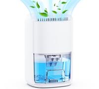 Dehumidifiers for Home, Dehumidifier 360ML/Day Quiet Portable Dehumidifier for Bedroom, Drying Clothes, Wardrobe, Bathment with 3 Modes, Timer, Water Tank, Auto Defrost
