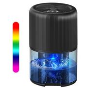 Dehumidifiers for Home,Dehumidifier for Bedroom with Auto Defrost Function, 2200ML Capacity, 2 Working Modes, Smart Auto-Off, Quiet Small Dehumidifier for Bathroom,Basement,Kitchen,Wardrobe - Black