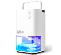 Dehumidifiers for Home,Heelay® 1200ML Small dehumidifiers for Bedroom Rooms Bathroom Basements RV Electric Dehumidifiers Quiet Auto Shut off 7 Colorful LED Lights Energy Saving Portable Dehumidifier