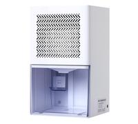 Dehumidifiers for Home with 1L Water Tank, Ultra Quiet & Auto Shut Off Smart Defrost, LED Light Touch Control Small Dehumidifier for Closet, Bedroom, Bathroom, Cabinet