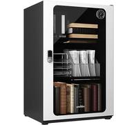 Dehumidifying Dry Cabinet for Camera - Noiseless, Energy Saving, Moisture-proof with Intelligent Humidity Adjustment and Safety Tempered Glass