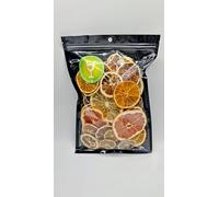 Dehydrated Citrus Slices Premium Garnishes 80+ Piece Mixed Fruit Bag for Cocktails, Mocktails, Garnishes, Deserts - 100% Natural Sugar Free, Gluten Free