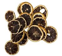 Dehydrated Dried Black Lemon Slices Wheels | 100% Natural | Dry Black Lemon for Garnishing Cocktails, Cooking, Baking, Wreaths Drinks | Citrus Fruit Slices | 1Kg