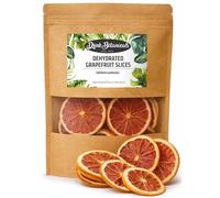 Dehydrated Dried Grapefruit Slices Wheels | 100% Natural | Approx 20 + Slices | Dried Grapefruit For Garnishing Cocktails, Cake Decoration, Baking, Fruit, Tea, Wreaths | Gluten Free |100 Grams 3.52 OZ