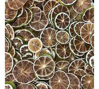 Dehydrated Dried Lime Slices | Lime Wheels | 45 + Servings Approx. | 100% Natural No Added Sugars | For Cocktails, Wreath Making, Tea, Cakes, Decoration | Dried Limes For Cocktails | 3.5 oz |100 Grams