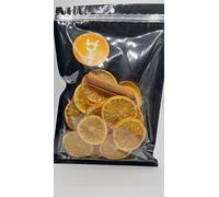 Dehydrated Dried Orange Garnishes, Slices, Premium Garnishes, 17+Piece Dried Cinnamon Orange Wheels, 100% Natural,vegetarian,Cocktails,Mocktails,Deserts,Soap Making,Decorations,wreath-making, Snack,