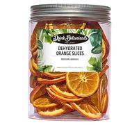 Dehydrated Dried Orange Slices | Wheels | 55 + Servings Approx | 100% Natural | For Cocktails, Wreath Making, Tea, Cakes, Decoration | Dried Orange For Cocktails | PET Jar | 5.29 oz | 150 Grams