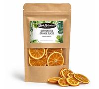 Dehydrated Dried Orange Slices Wheels | Approx 15+ Slices | 100% Natural | Sugar Free | Gluten Free | Dehydrated Orange Wheels for Cocktails, Garnishes, Deserts | Fruit Slice | 1.76 OZ | 50 Grams