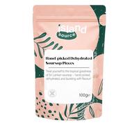 Dehydrated Soursop Fruit Pieces 100g - 100% Natural, Ready-to-Eat Snack - No Added Sugar- Premium Sri Lankan Soursop fruit by Island Source for Snacking, Smoothies, and Baking