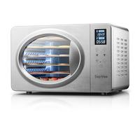 Dehydrator for Fish Food, Fruit, Meat, Vegetables, Treats for Dogs, Herbs, 6 Stainless Steel Trays with Digital Timer, Temperature Control and Protection Against