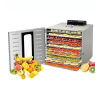Dehydrator Machine for Pet Treats, 16 Tray Food Dryer with 30-90℃ Temp Control & 24-Hour Timer, Ideal for Jerky, Meat, Vegetables, and Herbs