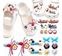 Dei tkeyts 18Pcs Dachshund Shoe Charms, Dogs Resin Shoe Charms, Removable Animals Shoes Accessories for DIY Hollow Hole Clog & Sandals, Aesthetic Dachshund Gifts for Dog Lovers, Girls & Women