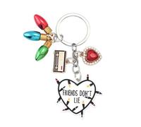 Dei tkeyts Friendship Gifts Stranger Keychain, Friends Don't Lie Merchandise, Stranger Stuff for Collector