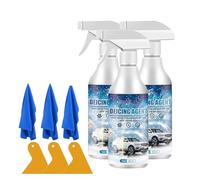 Deicer Spray for Car Windshield, Deicer Spray, Auto Windshield Deicing Spray,De-Icer Spray, Ice Remover Melting Spray Multi-Purpose Melters Winter Car for Fast Removing Snow, Ice and Frost (3 pcs)