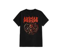 DEICIDE Men T-Shirt Black XXL, 100% Cotton, Regular