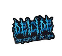 Deicide Red, Satanic Death Metal, Black Thrash Immolation, Obituary, Hellflame, Cannibal Corpse, Sodom2 Embroidered Iron on Applique Souvenir Accessory