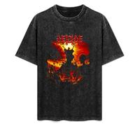 Deicide to Hell with God Men's T-Shirt Unisex Black Cotton Print Tee Shirts L
