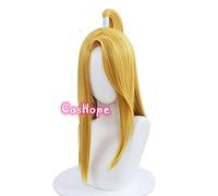 Deidara Cosplay Men Long Golden Yellow Wig Cosplay Anime Cosplay Wig Heat Resistant Synthetic Wigs