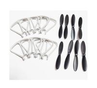 dEieHKw Propeller Blade Protective Ring Frame Spare Part RC Drone Quadcopter Accessory For V9(8 Frame 8 Propeller)