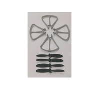 dEieHKw Propeller Maple Leaf Blade + Guard Protection Ring 4K HD FPV RC Air Pressure Altitude Hold Foldable For V9