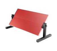 Deinungen Table Tennis Rebound Board,360° Adjustable Ping Pong Rebounder Board,Vertical Table Tennis Return Board with T-shaped Brackets 66 x 33 cm