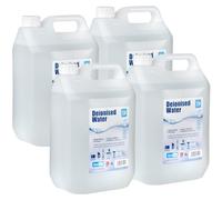 Deionised Water 5L x4 - Grade 3 for Steam Irons, Humidifiers & Batteries