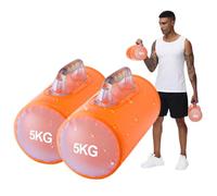 DEIRIS Water Dumbbells, Water Filled Weights Set, Travel Weights, Water Weight Bag, Adjustable Weights Dumbbells to 10 KG Pair, for Strength Training, Fitness and Shaping