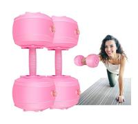 DEIRIS Water Filled Dumbbell Sets, Adjustable Weights 6 kg, PVC Portable Foldable, For Home And Gym Fitness Exercise Workout Training, Hand Arm Training