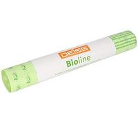 DEISS Bioline Organic Bin Liners, 240 L, Compostable, 100 bags.