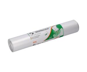 Deiss First Plus LDPE 1A 60 l Clear Bags 50 Pieces/Roll 39001