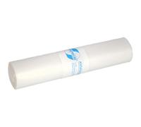 DEISS Premium Transparent Bin Bags, Type 60, 120 L, 10 Rolls, Pack of 250