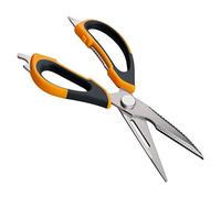 Deiss PRO Kitchen Scissors- Heavy Duty Scissors for Kitchen - 8-in-1 Multi-Purpose Kitchen Shears - Vegetable Peeler, Fish Scaler, Poultry Shears, Herb Scissors - Magnetic Holder