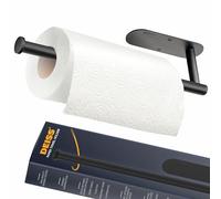 Deiss Pro Paper Towel Holder - Under Cabinet, Wall Mount, or Countertop - Rust-Resistant Stainless Steel, One-Handed Tear Design, Space-Saving Paper Towel Dispenser, Towel Holder for Kitchen