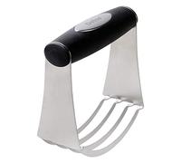 Deiss PRO Pastry Cutter - Stainless Steel Pastry Blender & Dough Cutter, Non-Slip Handle - Dishwasher Safe… (4-Strings)