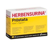 DEITERS - Herbensurin Prostate 60 Capsules, Prostate Care and Urinary Function, Men + 45 Years, Natural Solution with Sabal and Pygeum