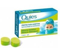 Deiters Quies Silicone Swimming Earplugs 6 Units